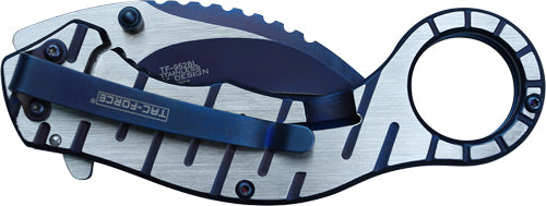 BLADE FOLDER GREY/BLACKMC TAC-FORCE 2.5" HAWKBILL - American Ordnance