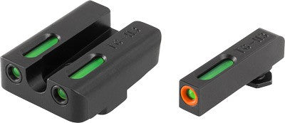 TFX PRO GREEN/ORANGE OUTLINETRUGLO SIGHT SET FOR GLOCK HI - American Ordnance