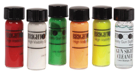 5 DIFFERENT COLORSTRUGLO BRITE SIGHT PAINT KIT - American Ordnance