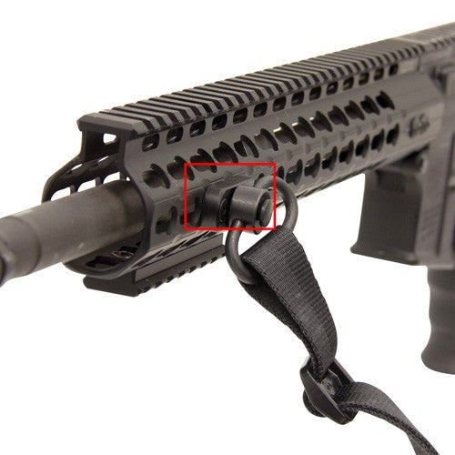 ACCEPTS QD SWIVELSUTG SWIVEL ADAPTOR KEY-MOD - American Ordnance