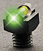 3MM THREAD FIBER OPTIC GREENTRUGLO SIGHT STAR BRITE DELUXE - American Ordnance