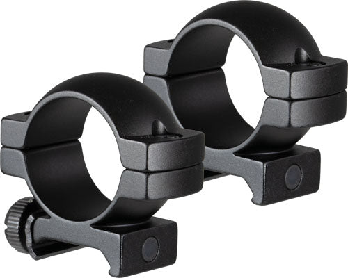 BLACK WEAVER/PICATINNY ALUMNMTRUGLO RINGS 1" MEDIUM MATTE - American Ordnance