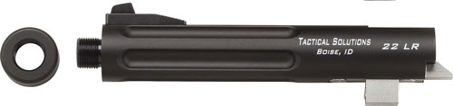 BG BUCKMARK BLACK/BLK FLUTEDTACSOL BARREL TRAIL-LITE 5.5" - American Ordnance