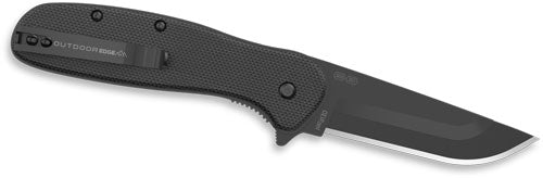 BLACK G-10 SPRING ASSISTOUTDOOR EDGE RAZOR VX2 3" FLDR - American Ordnance