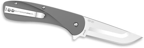 COOL GRAY ALUM SPRING ASSISTOUTDOOR EDGE RAZOR VX1 3" FLDR - American Ordnance