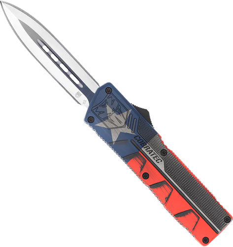 TEXAS FLAG 3.25" DAGGERCOBRATEC LIGHTWEIGHT OTF - American Ordnance