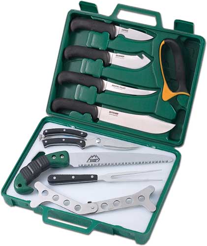 11 PIECE COMBO W/CARRY CASEOUTDOOR EDGE GAME PROCESSOR - American Ordnance