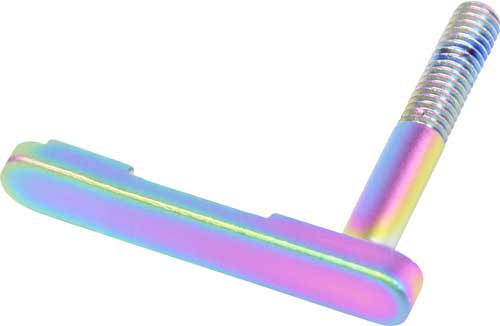 MATTE RAINBOW PVD COATEDGUNTEC AR15 MAG CATCH LEVER - American Ordnance