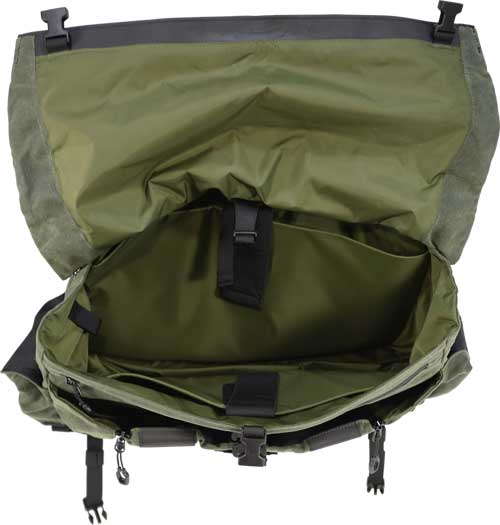 2.0 WAXED CANVAS OLIVE DRABGREY GHOST GEAR WANDERER BAG - American Ordnance