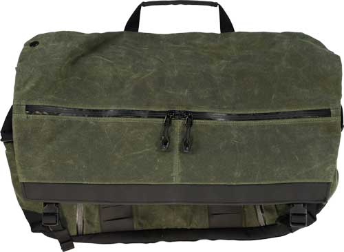 2.0 WAXED CANVAS OLIVE DRABGREY GHOST GEAR WANDERER BAG - American Ordnance