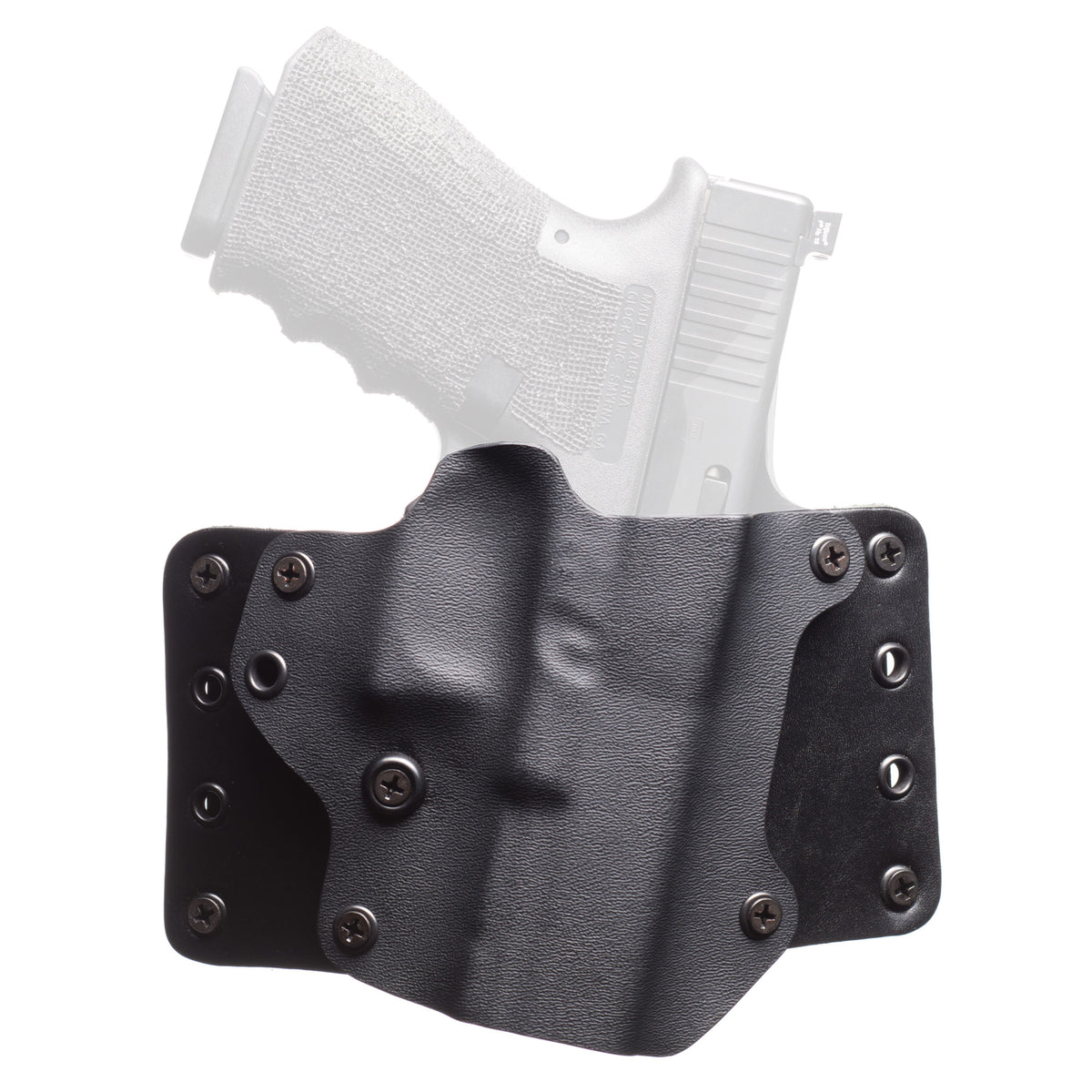 BLK PNT RH LEATHER WING ECHELON - American Ordnance