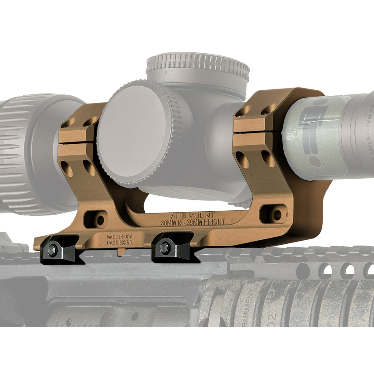 REPTILIA AUS 30MM MOUNT 1.54&quot; FDE - American Ordnance