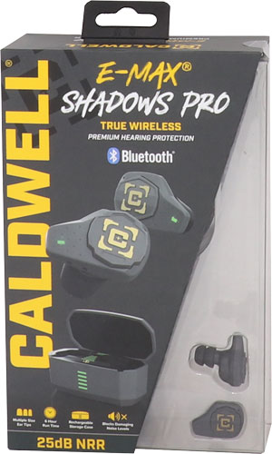ELECTRONIC EARPLUGS BLUETOOTHCALDWELL E-MAX SHADOW PRO - American Ordnance