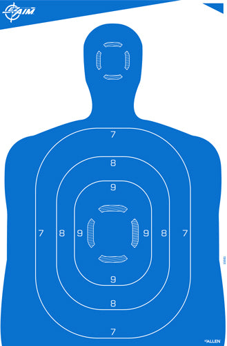 4-PK 23"X35"ALLEN EZ AIM HUMAN SILHOUETTE - American Ordnance