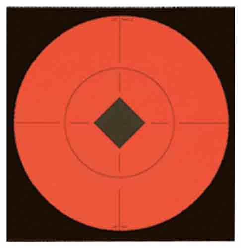 10 TARGETS ORANGEB/C TARGET SPOTS 6" TARGET - American Ordnance