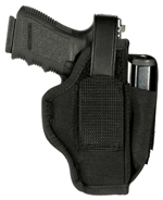 W/MAG POUCH #06 NYLON BLACKBLACKHAWK AMBIDEXTROUS HOLSTER - American Ordnance