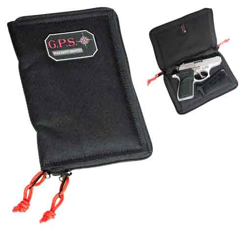 LOCKABLE ZIPPER BLACK NYLONGPS PISTOL SLEEVE MEDIUM - American Ordnance