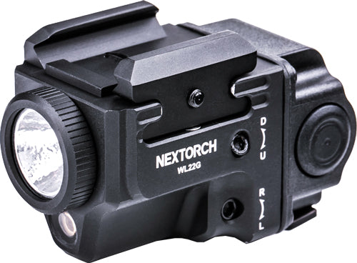 MOUNTED LIGHT/GRN LASER 650LUMNEXTORCH WL22G COMPACT WEAPON - American Ordnance