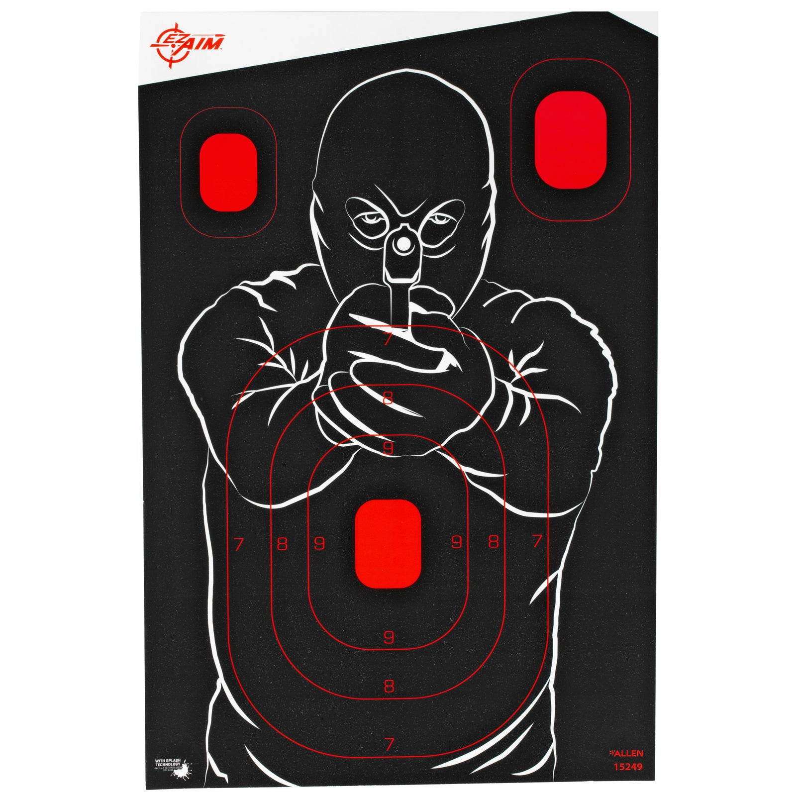 ALLEN EZ AIM 12"X18" BAD GUY 5PK - American Ordnance