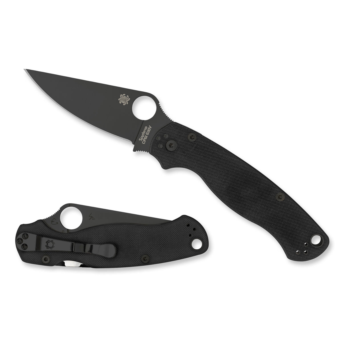SPYDERCO PARA MILITARY 2 G10 BLK BLD - American Ordnance