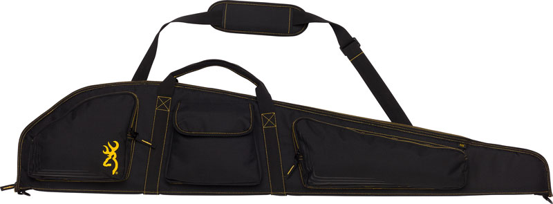 CASE 52" SHOTGN BLK/GLD W/SLNGBROWNING BUCK MARK LOGO GUN - American Ordnance