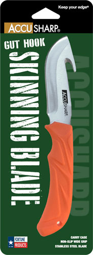 BLADE NON SLIP GRIPACCUSHARP GUT-HOOK KNIFE 3.5" - American Ordnance