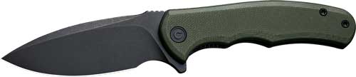 OD GREEN G10/BLACK STNWSH D2CIVIVI KNIFE MINI PRAXIS 2.98" - American Ordnance