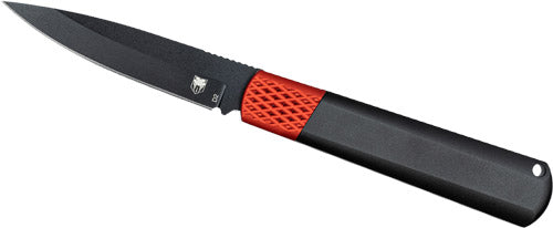 3" BLACK/RED ALUMINUM D2 BLADECOBRATEC GIDEON HIDDEN RELEASE - American Ordnance