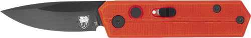 RED/BLACK D2 BLADE SD BUTTONCOBRATEC STINGER FOLDER 1.9" - American Ordnance