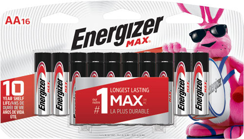 16-PACKENERGIZER MAX BATTERIES AA - American Ordnance