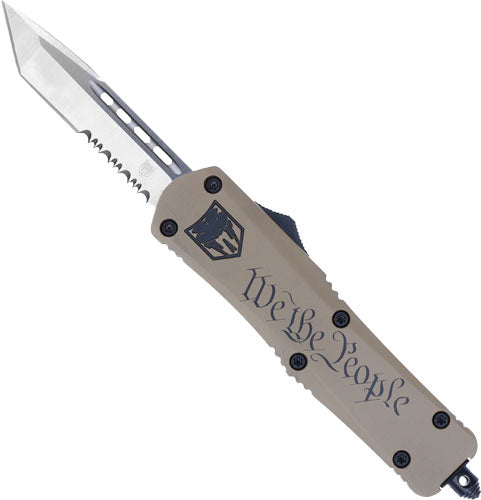 PEOPLE 3" TANTO SERRATEDCOBRATEC MEDIUM FS3 OTF WE THE - American Ordnance