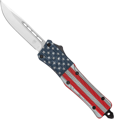 AMERICAN FLAG 3" DROP POINTCOBRATEC MEDIUM CTK1 OTF - American Ordnance