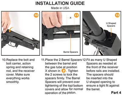 DROP-IN YUGO M70UTG RAIL PICATINNY AK47 - American Ordnance