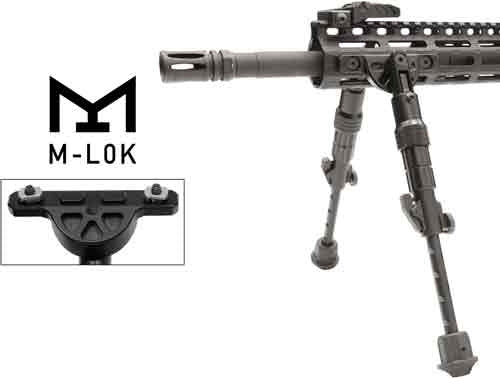 MATTE BLK CENTER H 8.0"-11.8"UTG BIPOD RECON FLEX M-LOK - American Ordnance