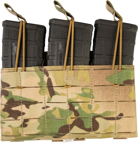5.56 MAG POUCH LAM MULTICAMGREY GHOST TRIPLE MAG PANEL - American Ordnance