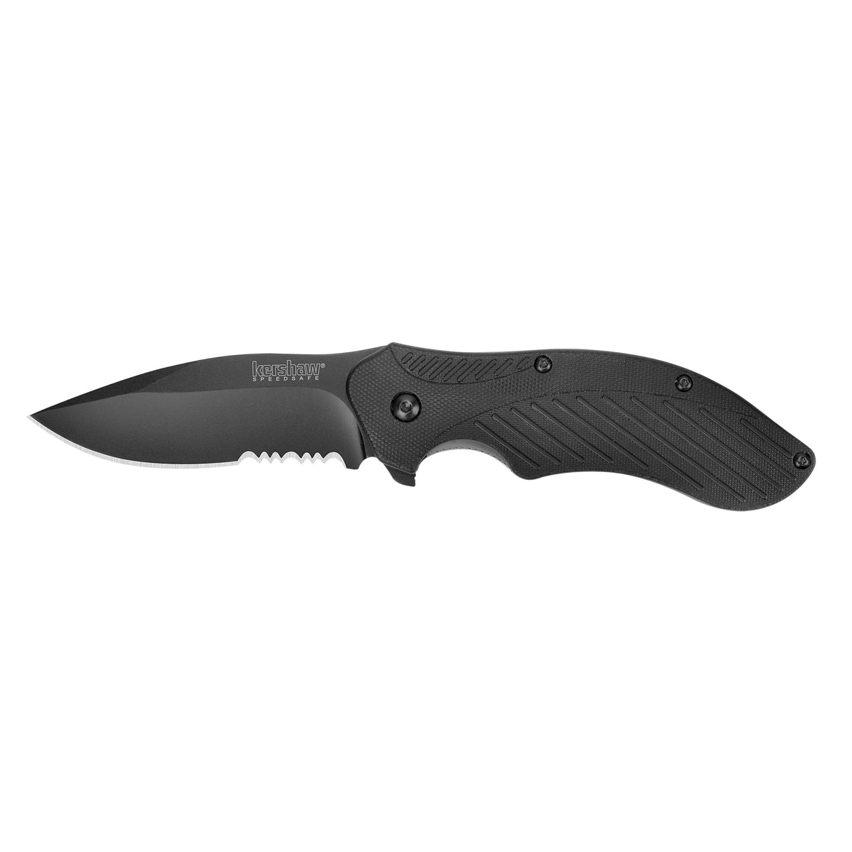 KERSHAW CLASH 3.1&quot; BLK SERRATED - American Ordnance