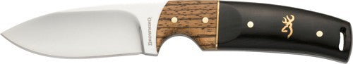 3" BLADE HARDWOOD W/SHEATHBROWNING KNIFE BUCKMARK HUNTER - American Ordnance