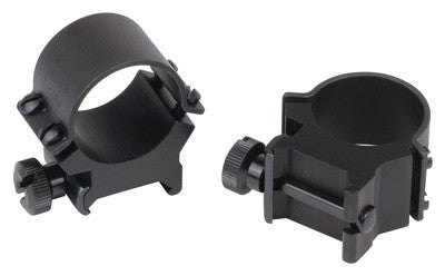 MOUNT SURE-GRIP 1" HIGH BLACKWEAVER RINGS DETACHABLE TOP - American Ordnance