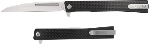 CARBON FIBER/SATIN WHARNCLIFFEOCASO KNIVES SOLSTICE 3.4"FLDR - American Ordnance