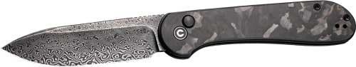 MARBLE CARBON FIBER/BLK STNWSHCIVIVI KNIFE ELEMENTUM 3.47" - American Ordnance