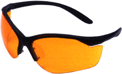 BLACK FRAME/ORANGE LENSHOWARD LEIGHT VAPOR II GLASSES - American Ordnance