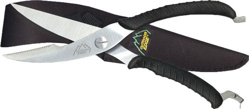 3.5" S/S BLACK W/NYLON SHEATHOUTDOOR EDGE GAME SHEARS - American Ordnance
