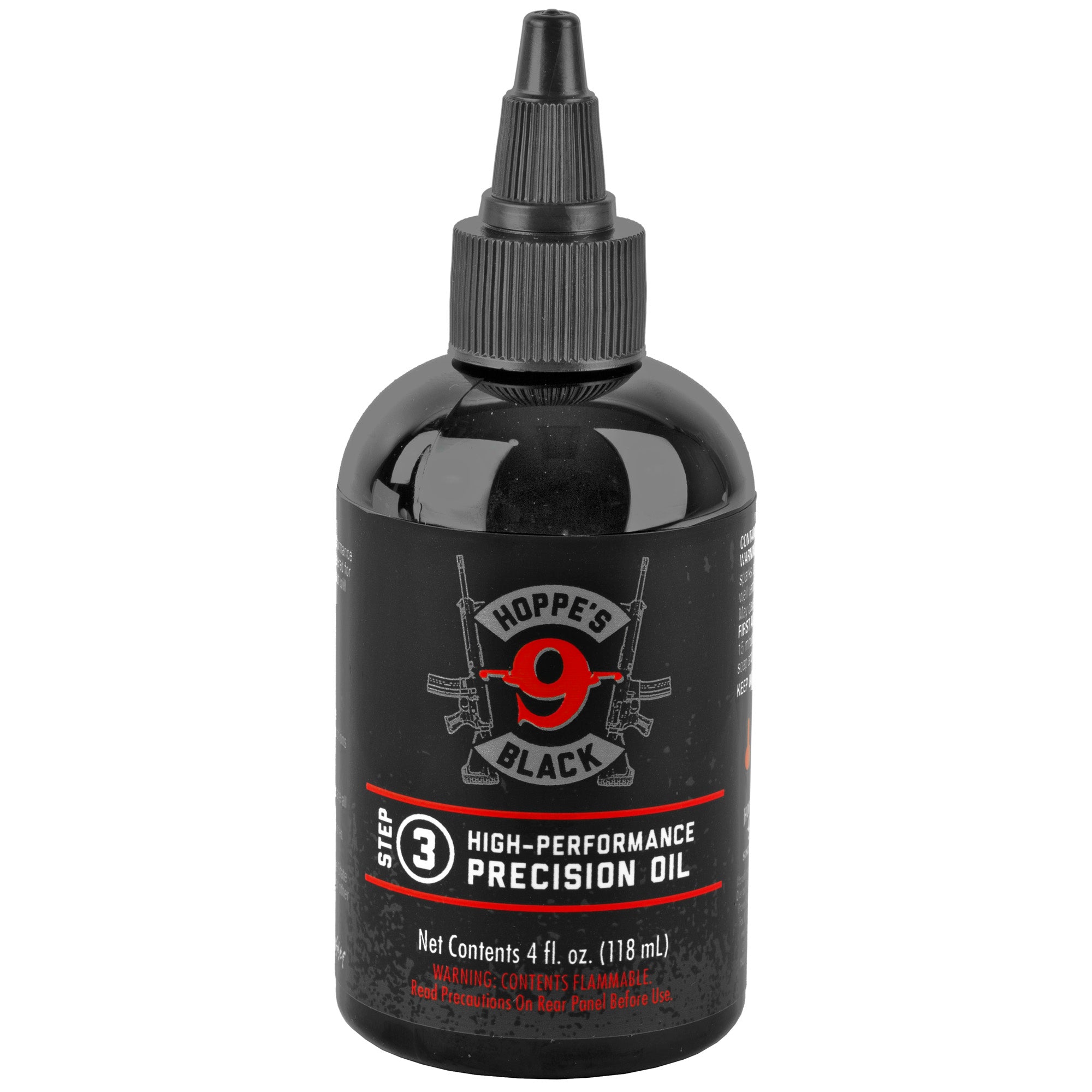 HOPPES BLACK LUBE BOTTLE 4OZ - American Ordnance
