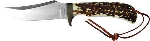 CAPER W/LEATHER SHEATHUNCLE HENRY KNIFE STAGLON 4" - American Ordnance