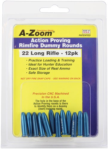 ALUMINUM 12-PACKA-ZOOM TRAINING ROUNDS .22LR - American Ordnance