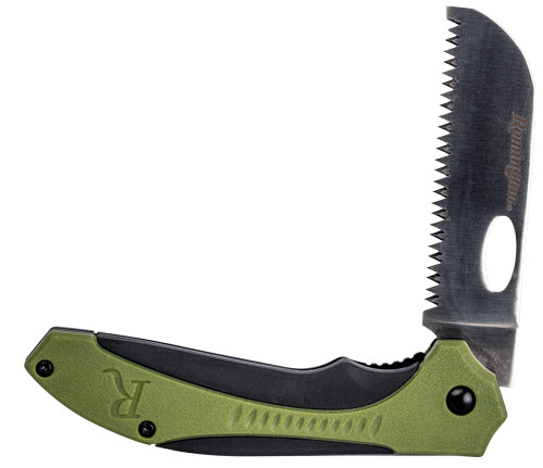 4.5" FOLDING BONE SAW GRN/BLK<REMINGTON CUTLERY SPORTSMAN - American Ordnance