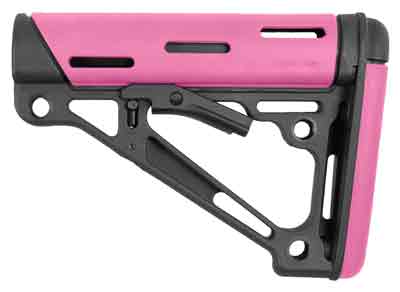 PINK RUBBER MIL-SPECHOGUE AR-15 COLLAPSIBLE STOCK - American Ordnance