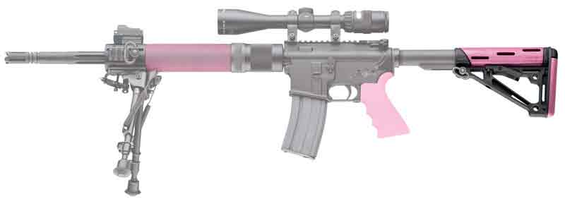 PINK RUBBER MIL-SPECHOGUE AR-15 COLLAPSIBLE STOCK - American Ordnance