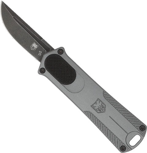 GREY 1.75" D2 STEEL DROP PNTCOBRATEC CALIFORNIA 952 OTF - American Ordnance