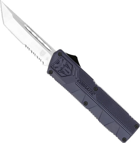 NYPD BLUE 3.25" TANTO SERRATEDCOBRATEC LIGHTWEIGHT OTF - American Ordnance
